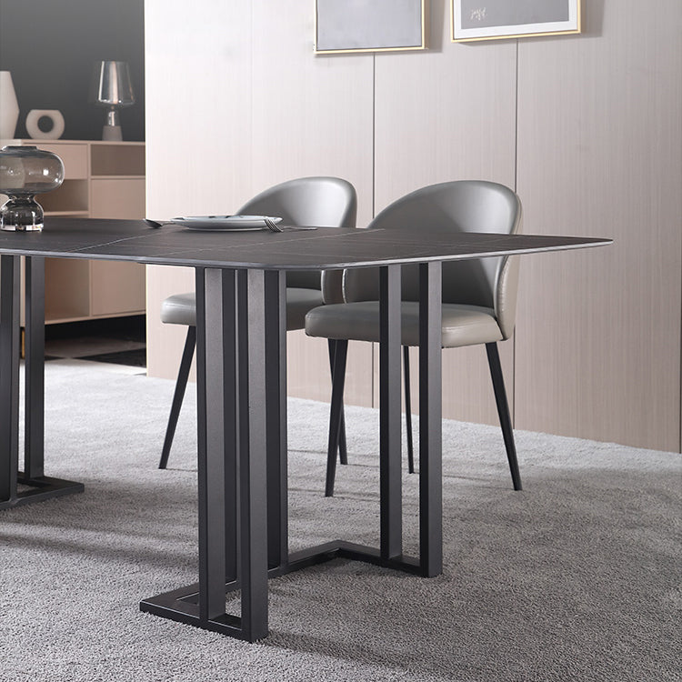 Modern 1/4/5/7 Pieces Dining Rectangle Dining Table Set for Home Use Clearhalo 'Dining Room Sets' 'Dining Tables & Seating' 'dining_room_set' 'furn' 'furn_dining_room_set' 'Furniture' 'furniture_dining_room_set' 'Kitchen & Dining Furniture' 'kitchen&dining_furn' 'kitchen' 4524470