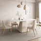 Contemporary 1/4/5/6/7 Pieces Dining Set Dining Room Table Set for Home 6 Pieces: Table, 5 Chairs Clearhalo 'Dining Room Sets' 'Dining Tables & Seating' 'dining_room_set' 'furn' 'furn_dining_room_set' 'Furniture' 'furniture_dining_room_set' 'Kitchen & Dining Furniture' 'kitchen&dining_furn' 'kitchen' 4524481
