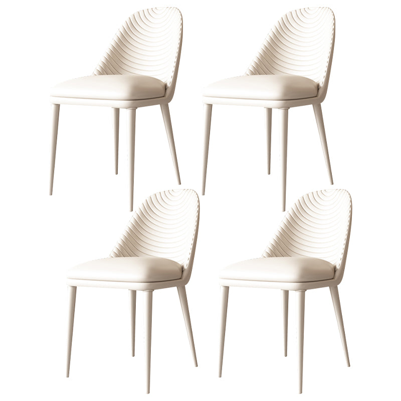 Contemporary 1/4/5/6/7 Pieces Dining Set Dining Room Table Set for Home 4 Beige Chairs Clearhalo 'Dining Room Sets' 'Dining Tables & Seating' 'dining_room_set' 'furn' 'furn_dining_room_set' 'Furniture' 'furniture_dining_room_set' 'Kitchen & Dining Furniture' 'kitchen&dining_furn' 'kitchen' 4524483