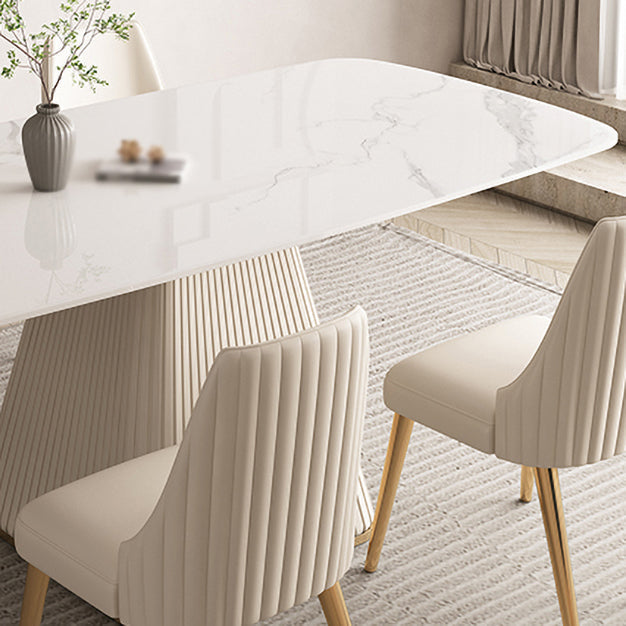 Contemporary 1/4/5/6/7 Pieces Dining Set Dining Room Table Set for Home Clearhalo 'Dining Room Sets' 'Dining Tables & Seating' 'dining_room_set' 'furn' 'furn_dining_room_set' 'Furniture' 'furniture_dining_room_set' 'Kitchen & Dining Furniture' 'kitchen&dining_furn' 'kitchen' 4524490