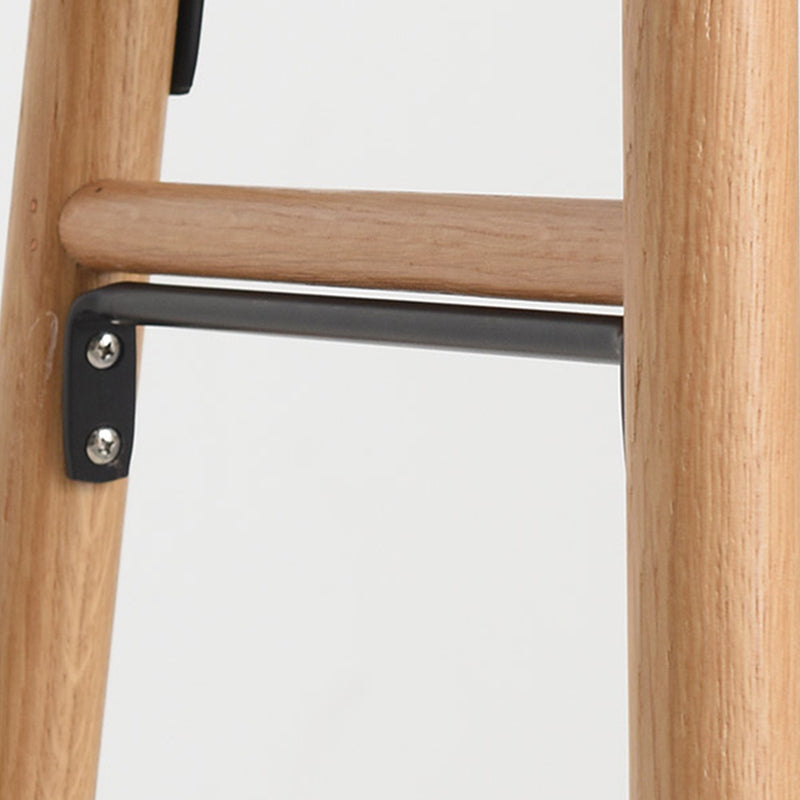 Modern Counter Bar Stool Backrest Plastic Bar Stool with Footrest and Wood Base Clearhalo 'Bar Furniture' 'Bar Stools' 'bar_stools' 'furn' 'furn_bar_stools' 'furniture_bar_stools' 'Kitchen & Dining Furniture' 'kitchen&dining_furn' 'kitchen' 'kitchen_furn' Furniture' 4527322