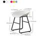Modern Armless Backrest Counter Stool Iron Household Bar Stool with Plastic Seat and Pedal Clearhalo 'Bar Furniture' 'Bar Stools' 'bar_stools' 'furn' 'furn_bar_stools' 'furniture_bar_stools' 'Kitchen & Dining Furniture' 'kitchen&dining_furn' 'kitchen' 'kitchen_furn' Furniture' 4527409