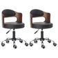 Modern Rotatable Liftable Counter Stool Steel Bar Stool with Cushion Matte Black 2 Piece Set Clearhalo 'Bar Furniture' 'Bar Stools' 'bar_stools' 'furn' 'furn_bar_stools' 'furniture_bar_stools' 'Kitchen & Dining Furniture' 'kitchen&dining_furn' 'kitchen' 'kitchen_furn' Furniture' 4527466