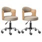 Modern Rotatable Liftable Counter Stool Steel Bar Stool with Cushion Khaki 2 Piece Set Clearhalo 'Bar Furniture' 'Bar Stools' 'bar_stools' 'furn' 'furn_bar_stools' 'furniture_bar_stools' 'Kitchen & Dining Furniture' 'kitchen&dining_furn' 'kitchen' 'kitchen_furn' Furniture' 4527495