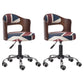 Modern Rotatable Liftable Counter Stool Steel Bar Stool with Cushion Red-Blue 2 Piece Set Clearhalo 'Bar Furniture' 'Bar Stools' 'bar_stools' 'furn' 'furn_bar_stools' 'furniture_bar_stools' 'Kitchen & Dining Furniture' 'kitchen&dining_furn' 'kitchen' 'kitchen_furn' Furniture' 4527501