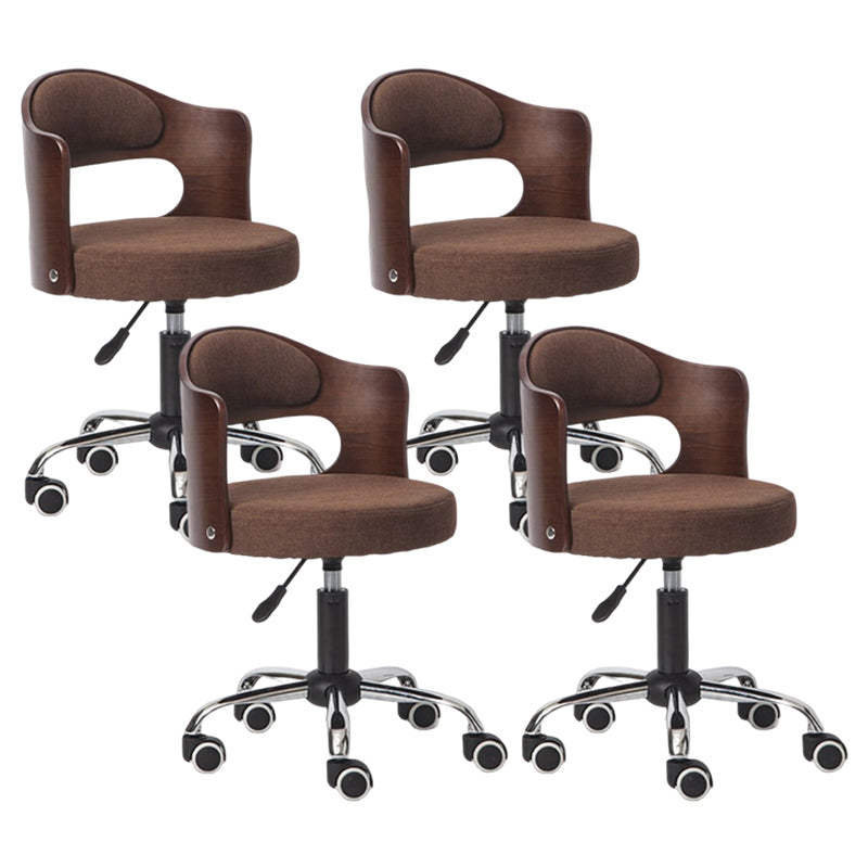Modern Rotatable Liftable Counter Stool Steel Bar Stool with Cushion Coffee 4 Piece Set Clearhalo 'Bar Furniture' 'Bar Stools' 'bar_stools' 'furn' 'furn_bar_stools' 'furniture_bar_stools' 'Kitchen & Dining Furniture' 'kitchen&dining_furn' 'kitchen' 'kitchen_furn' Furniture' 4527505