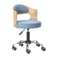 Modern Rotatable Liftable Counter Stool Steel Bar Stool with Cushion Light Blue 1 Piece Clearhalo 'Bar Furniture' 'Bar Stools' 'bar_stools' 'furn' 'furn_bar_stools' 'furniture_bar_stools' 'Kitchen & Dining Furniture' 'kitchen&dining_furn' 'kitchen' 'kitchen_furn' Furniture' 4527509