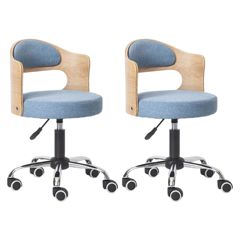 Modern Rotatable Liftable Counter Stool Steel Bar Stool with Cushion Light Blue 2 Piece Set Clearhalo 'Bar Furniture' 'Bar Stools' 'bar_stools' 'furn' 'furn_bar_stools' 'furniture_bar_stools' 'Kitchen & Dining Furniture' 'kitchen&dining_furn' 'kitchen' 'kitchen_furn' Furniture' 4527510