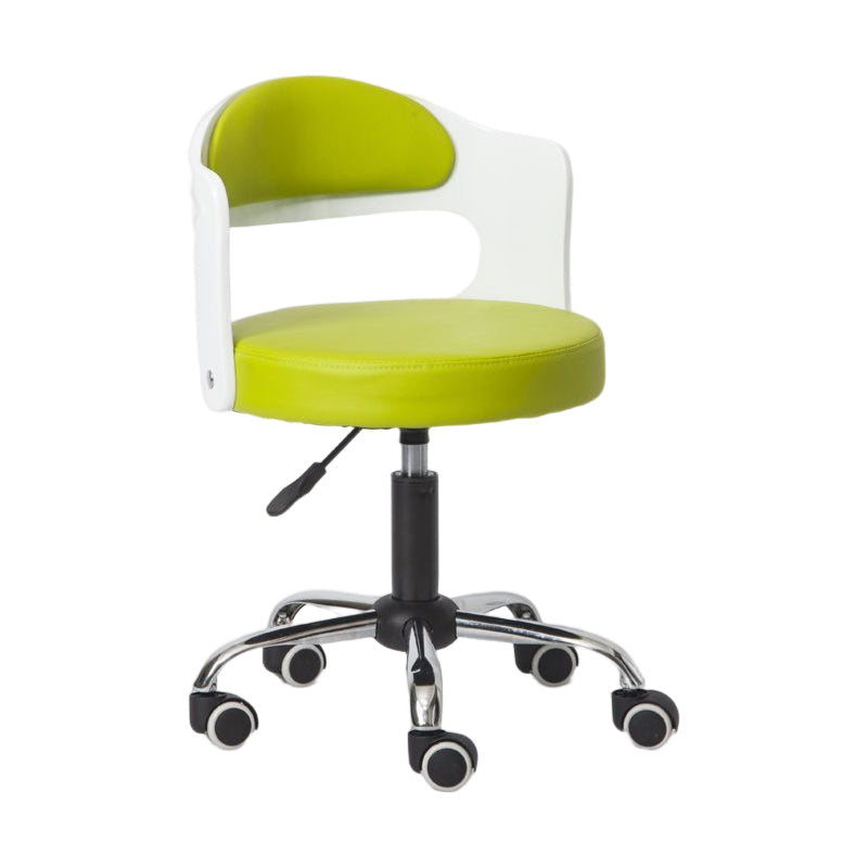 Modern Rotatable Liftable Counter Stool Steel Bar Stool with Cushion Green 1 Piece Clearhalo 'Bar Furniture' 'Bar Stools' 'bar_stools' 'furn' 'furn_bar_stools' 'furniture_bar_stools' 'Kitchen & Dining Furniture' 'kitchen&dining_furn' 'kitchen' 'kitchen_furn' Furniture' 4527512