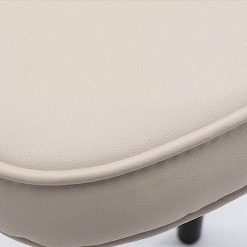 Contemporary Metal Leather Bar Stools Bristol Barstool with Iron Legs and Low Back Clearhalo 'Bar Furniture' 'Bar Stools' 'bar_stools' 'furn' 'furn_bar_stools' 'furniture_bar_stools' 'Kitchen & Dining Furniture' 'kitchen&dining_furn' 'kitchen' 'kitchen_furn' Furniture' 4527681