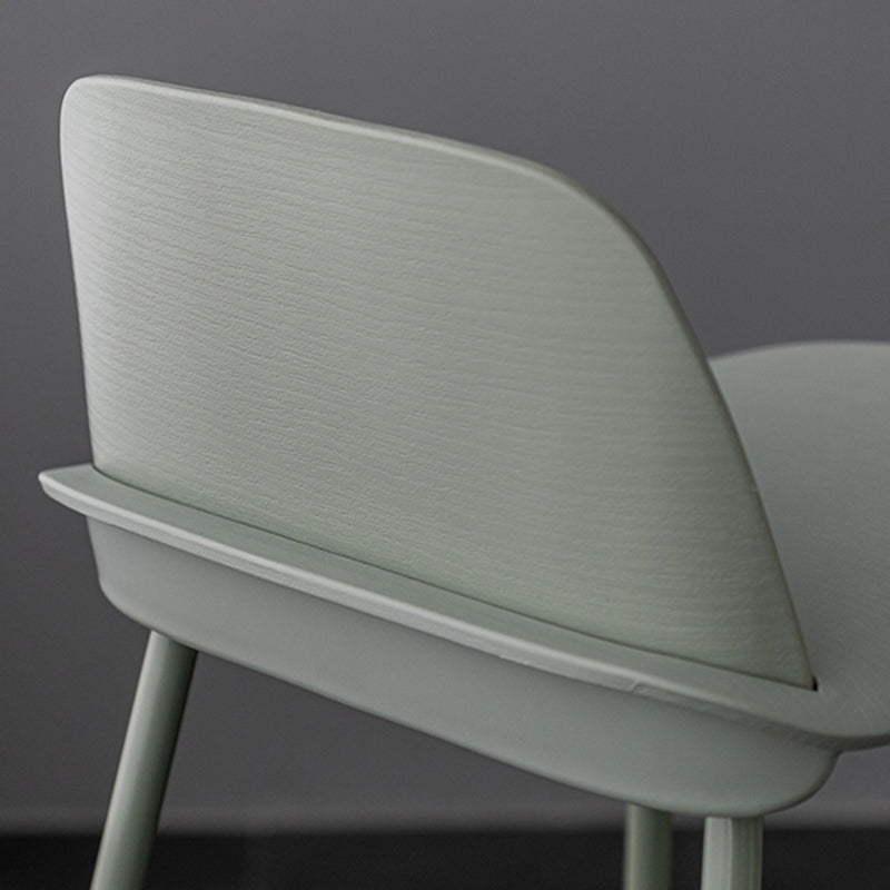 Rectangular Modern Plastic Bar Stool Backrest Footrest Counter Stool with Iron Legs Clearhalo 'Bar Furniture' 'Bar Stools' 'bar_stools' 'furn' 'furn_bar_stools' 'furniture_bar_stools' 'Kitchen & Dining Furniture' 'kitchen&dining_furn' 'kitchen' 'kitchen_furn' Furniture' 4527713