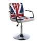 Indoor Modern Adjustable Bar Stool Footrest Bucket Backrest Swivel Counter Stool Red-White-Blue 1 Piece Short Stool(22"H) Clearhalo 'Bar Furniture' 'Bar Stools' 'bar_stools' 'furn' 'furn_bar_stools' 'furniture_bar_stools' 'Kitchen & Dining Furniture' 'kitchen&dining_furn' 'kitchen' 'kitchen_furn' Furniture' 4527728
