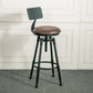 Coffee Shop Bar Stool Footrest Adjustable Height Counter Stool with Iron Legs Clearhalo 'Bar Furniture' 'Bar Stools' 'bar_stools' 'furn' 'furn_bar_stools' 'furniture_bar_stools' 'Kitchen & Dining Furniture' 'kitchen&dining_furn' 'kitchen' 'kitchen_furn' Furniture' 4527914
