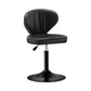 Modern Backrest Liftable Stool Steel Cashier Bar Stool with Leather Cushion Black 1 Piece Short Stool(22"H) Clearhalo 'Bar Furniture' 'Bar Stools' 'bar_stools' 'furn' 'furn_bar_stools' 'furniture_bar_stools' 'Kitchen & Dining Furniture' 'kitchen&dining_furn' 'kitchen' 'kitchen_furn' Furniture' 4528003