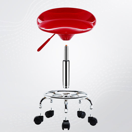 Modern Rotatable Liftable Stool Steel Household Bar Stool with Cushion and Pedal Clearhalo 'Bar Furniture' 'Bar Stools' 'bar_stools' 'furn' 'furn_bar_stools' 'furniture_bar_stools' 'Kitchen & Dining Furniture' 'kitchen&dining_furn' 'kitchen' 'kitchen_furn' Furniture' 4528060