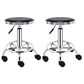 Modern Rotatable Liftable Stool Steel Household Bar Stool with Cushion and Pedal Ink 2 Piece Set Clearhalo 'Bar Furniture' 'Bar Stools' 'bar_stools' 'furn' 'furn_bar_stools' 'furniture_bar_stools' 'Kitchen & Dining Furniture' 'kitchen&dining_furn' 'kitchen' 'kitchen_furn' Furniture' 4528075