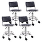 Modern Rotatable Liftable Stool Steel Household Bar Stool with Cushion and Pedal Gold-Black 4 Piece Set Clearhalo 'Bar Furniture' 'Bar Stools' 'bar_stools' 'furn' 'furn_bar_stools' 'furniture_bar_stools' 'Kitchen & Dining Furniture' 'kitchen&dining_furn' 'kitchen' 'kitchen_furn' Furniture' 4528084