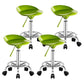 Modern Rotatable Liftable Stool Steel Household Bar Stool with Cushion and Pedal Green 4 Piece Set Clearhalo 'Bar Furniture' 'Bar Stools' 'bar_stools' 'furn' 'furn_bar_stools' 'furniture_bar_stools' 'Kitchen & Dining Furniture' 'kitchen&dining_furn' 'kitchen' 'kitchen_furn' Furniture' 4528092