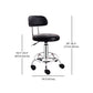 Modern Rotatable Liftable Stool Steel Household Bar Stool with Cushion and Pedal Clearhalo 'Bar Furniture' 'Bar Stools' 'bar_stools' 'furn' 'furn_bar_stools' 'furniture_bar_stools' 'Kitchen & Dining Furniture' 'kitchen&dining_furn' 'kitchen' 'kitchen_furn' Furniture' 4528096