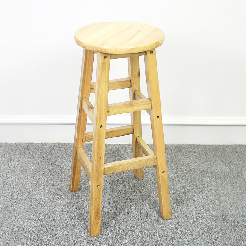 Modern Armless Backless Counter Stool Wood Milk Tea Shop Bar Stool with Wooden Seat Clearhalo 'Bar Furniture' 'Bar Stools' 'bar_stools' 'furn' 'furn_bar_stools' 'furniture_bar_stools' 'Kitchen & Dining Furniture' 'kitchen&dining_furn' 'kitchen' 'kitchen_furn' Furniture' 4528127