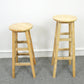 Modern Armless Backless Counter Stool Wood Milk Tea Shop Bar Stool with Wooden Seat Clearhalo 'Bar Furniture' 'Bar Stools' 'bar_stools' 'furn' 'furn_bar_stools' 'furniture_bar_stools' 'Kitchen & Dining Furniture' 'kitchen&dining_furn' 'kitchen' 'kitchen_furn' Furniture' 4528129