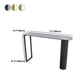Glam Marble Pub Table with Specialty Table Top Double Pedestal Table - 42" H Clearhalo 'Bar Furniture' 'Bar Tables' 'bar_tables' 'furn' 'furn_bar_tables' 'Furniture' 'furniture_bar_tables' 'Kitchen & Dining Furniture' 4528332