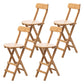 Modern Armless Foldable Counter Stool Wood Kitchen Bar Stool with Wooden Seat and Pedal Natural 4 Piece Set Clearhalo 'Bar Furniture' 'Bar Stools' 'bar_stools' 'furn' 'furn_bar_stools' 'furniture_bar_stools' 'Kitchen & Dining Furniture' 'kitchen&dining_furn' 'kitchen' 'kitchen_furn' Furniture' 4534295