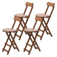 Modern Armless Foldable Counter Stool Wood Kitchen Bar Stool with Wooden Seat and Pedal Brown 4 Piece Set Clearhalo 'Bar Furniture' 'Bar Stools' 'bar_stools' 'furn' 'furn_bar_stools' 'furniture_bar_stools' 'Kitchen & Dining Furniture' 'kitchen&dining_furn' 'kitchen' 'kitchen_furn' Furniture' 4534298