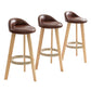 Modern Armless Backrest Counter Stool Wood Household Bar Stool with Wooden Seat Clearhalo 'Bar Furniture' 'Bar Stools' 'bar_stools' 'furn' 'furn_bar_stools' 'furniture_bar_stools' 'Kitchen & Dining Furniture' 'kitchen&dining_furn' 'kitchen' 'kitchen_furn' Furniture' 4536463