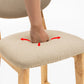 Modern Armless Backrest Counter Stool Wood Living Room Bar Stool with Cushion Clearhalo 'Bar Furniture' 'Bar Stools' 'bar_stools' 'furn' 'furn_bar_stools' 'furniture_bar_stools' 'Kitchen & Dining Furniture' 'kitchen&dining_furn' 'kitchen' 'kitchen_furn' Furniture' 4536516