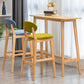 Modern Armless Backrest Counter Stool Wood Living Room Bar Stool with Cushion Clearhalo 'Bar Furniture' 'Bar Stools' 'bar_stools' 'furn' 'furn_bar_stools' 'furniture_bar_stools' 'Kitchen & Dining Furniture' 'kitchen&dining_furn' 'kitchen' 'kitchen_furn' Furniture' 4536523