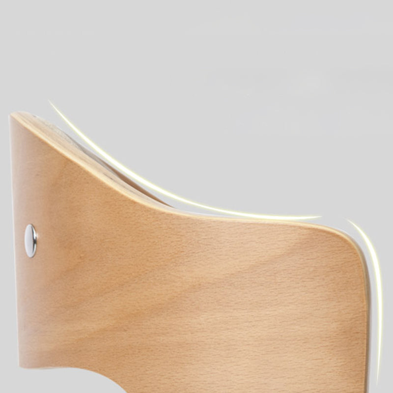 Modern Adjustable Rotatable Stool Steel Household Bar Stool with Cushion and Pulley Clearhalo 'Bar Furniture' 'Bar Stools' 'bar_stools' 'furniture_bar_stools' 'Kitchen & Dining Furniture' 'kitchen&dining_furn' 'kitchen' 'kitchen_furn' Furniture' 4536880