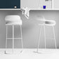 Modern Armless Backrest Counter Stool Steel Cafe Bar Stool with Plastic Seat Clearhalo 'Bar Furniture' 'Bar Stools' 'bar_stools' 'furn' 'furn_bar_stools' 'furniture_bar_stools' 'Kitchen & Dining Furniture' 'kitchen&dining_furn' 'kitchen' 'kitchen_furn' Furniture' 4537023