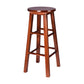 Modern Armless Backless Counter Stool Wood Cashier Bar Stool with Wooden Seat Walnut Clearhalo 'Bar Furniture' 'Bar Stools' 'bar_stools' 'furn' 'furn_bar_stools' 'furniture_bar_stools' 'Kitchen & Dining Furniture' 'kitchen&dining_furn' 'kitchen' 'kitchen_furn' Furniture' 4537049