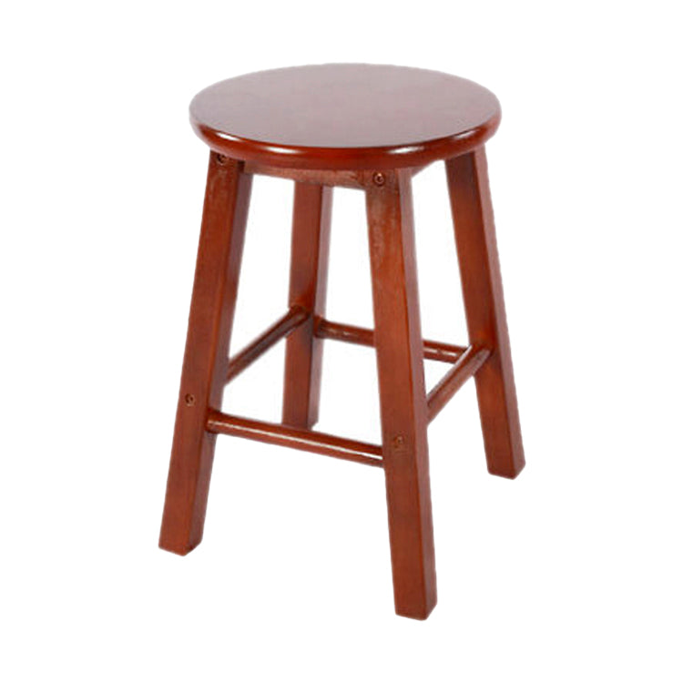 Modern Armless Backless Counter Stool Wood Cashier Bar Stool with Wooden Seat Walnut Clearhalo 'Bar Furniture' 'Bar Stools' 'bar_stools' 'furn' 'furn_bar_stools' 'furniture_bar_stools' 'Kitchen & Dining Furniture' 'kitchen&dining_furn' 'kitchen' 'kitchen_furn' Furniture' 4537052