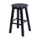 Modern Armless Backless Counter Stool Wood Cashier Bar Stool with Wooden Seat Black Clearhalo 'Bar Furniture' 'Bar Stools' 'bar_stools' 'furn' 'furn_bar_stools' 'furniture_bar_stools' 'Kitchen & Dining Furniture' 'kitchen&dining_furn' 'kitchen' 'kitchen_furn' Furniture' 4537054