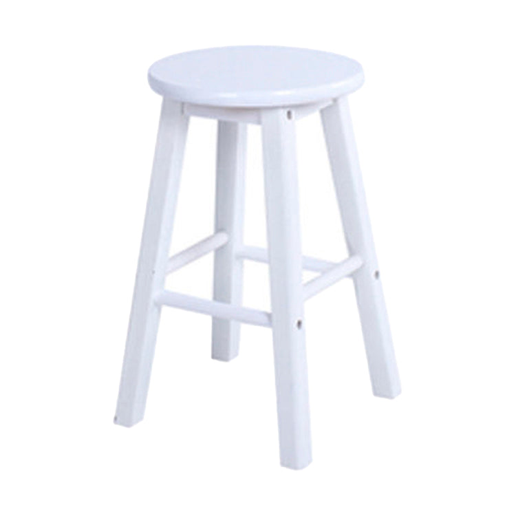 Modern Armless Backless Counter Stool Wood Cashier Bar Stool with Wooden Seat White Clearhalo 'Bar Furniture' 'Bar Stools' 'bar_stools' 'furn' 'furn_bar_stools' 'furniture_bar_stools' 'Kitchen & Dining Furniture' 'kitchen&dining_furn' 'kitchen' 'kitchen_furn' Furniture' 4537056