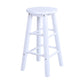 Modern Armless Backless Counter Stool Wood Cashier Bar Stool with Wooden Seat White Clearhalo 'Bar Furniture' 'Bar Stools' 'bar_stools' 'furn' 'furn_bar_stools' 'furniture_bar_stools' 'Kitchen & Dining Furniture' 'kitchen&dining_furn' 'kitchen' 'kitchen_furn' Furniture' 4537057