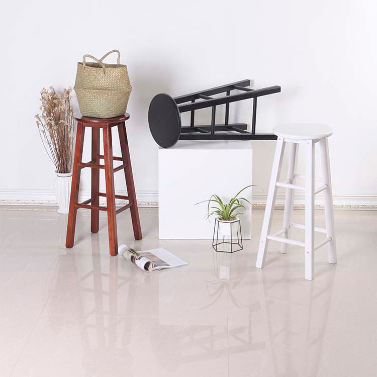 Modern Armless Backless Counter Stool Wood Cashier Bar Stool with Wooden Seat Clearhalo 'Bar Furniture' 'Bar Stools' 'bar_stools' 'furn' 'furn_bar_stools' 'furniture_bar_stools' 'Kitchen & Dining Furniture' 'kitchen&dining_furn' 'kitchen' 'kitchen_furn' Furniture' 4537063