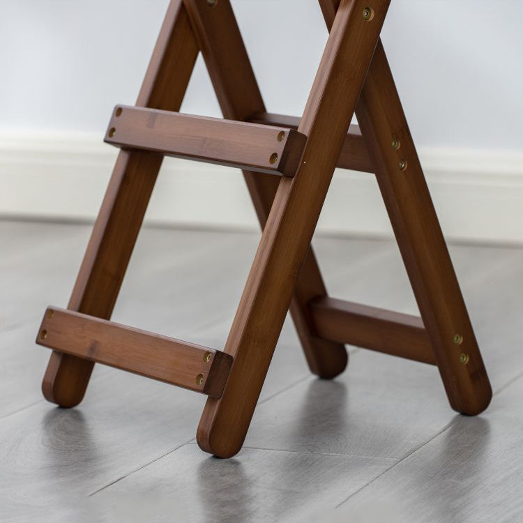 Modern Armless Foldable Counter Stool Wood Household Bar Stool with Pedal Clearhalo 'Bar Furniture' 'Bar Stools' 'bar_stools' 'furn' 'furn_bar_stools' 'furniture_bar_stools' 'Kitchen & Dining Furniture' 'kitchen&dining_furn' 'kitchen' 'kitchen_furn' Furniture' 4537163