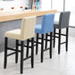 Contemporary Leather Solid Wood Barstool Bristol Bar Stool with Low Back Clearhalo 'Bar Furniture' 'Bar Stools' 'bar_stools' 'furn' 'furn_bar_stools' 'furniture_bar_stools' 'Kitchen & Dining Furniture' 'kitchen&dining_furn' 'kitchen' 'kitchen_furn' Furniture' 4537185