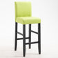 Contemporary Leather Solid Wood Barstool Bristol Bar Stool with Low Back Fruit Green 1 Piece Clearhalo 'Bar Furniture' 'Bar Stools' 'bar_stools' 'furn' 'furn_bar_stools' 'furniture_bar_stools' 'Kitchen & Dining Furniture' 'kitchen&dining_furn' 'kitchen' 'kitchen_furn' Furniture' 4537192