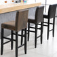 Contemporary Leather Solid Wood Barstool Bristol Bar Stool with Low Back Clearhalo 'Bar Furniture' 'Bar Stools' 'bar_stools' 'furn' 'furn_bar_stools' 'furniture_bar_stools' 'Kitchen & Dining Furniture' 'kitchen&dining_furn' 'kitchen' 'kitchen_furn' Furniture' 4537205