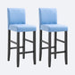 Contemporary Leather Solid Wood Barstool Bristol Bar Stool with Low Back Light Blue 2 Piece Set Clearhalo 'Bar Furniture' 'Bar Stools' 'bar_stools' 'furn' 'furn_bar_stools' 'furniture_bar_stools' 'Kitchen & Dining Furniture' 'kitchen&dining_furn' 'kitchen' 'kitchen_furn' Furniture' 4537206