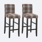 Contemporary Leather Solid Wood Barstool Bristol Bar Stool with Low Back Light Brown 2 Piece Set Clearhalo 'Bar Furniture' 'Bar Stools' 'bar_stools' 'furn' 'furn_bar_stools' 'furniture_bar_stools' 'Kitchen & Dining Furniture' 'kitchen&dining_furn' 'kitchen' 'kitchen_furn' Furniture' 4537215