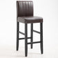 Contemporary Leather Solid Wood Barstool Bristol Bar Stool with Low Back Coffee 1 Piece Clearhalo 'Bar Furniture' 'Bar Stools' 'bar_stools' 'furn' 'furn_bar_stools' 'furniture_bar_stools' 'Kitchen & Dining Furniture' 'kitchen&dining_furn' 'kitchen' 'kitchen_furn' Furniture' 4537235