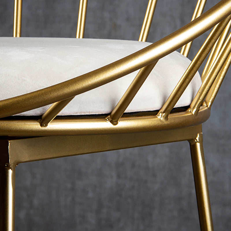 Modern Style Iron Bar Stool Low Back with Footrest Living Room Simple Bar Stool 30 Inches Clearhalo 'Bar Furniture' 'Bar Stools' 'bar_stools' 'furn' 'furn_bar_stools' 'furniture_bar_stools' 'Kitchen & Dining Furniture' 'kitchen&dining_furn' 'kitchen' 'kitchen_furn' Furniture' 4537320