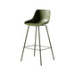 Modern Style Plastic Bar Stool Low Back and Footrest Milk Tea Shop Bar Stool 28 Inches Green 1 Piece Clearhalo 'Bar Furniture' 'Bar Stools' 'bar_stools' 'furn' 'furn_bar_stools' 'furniture_bar_stools' 'Kitchen & Dining Furniture' 'kitchen&dining_furn' 'kitchen' 'kitchen_furn' Furniture' 4537325