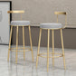 Modern Style Iron Bar Stool with Footrest Low Back Milk Tea Shop Simple Bar Stool Clearhalo 'Bar Furniture' 'Bar Stools' 'bar_stools' 'furn' 'furn_bar_stools' 'furniture_bar_stools' 'Kitchen & Dining Furniture' 'kitchen&dining_furn' 'kitchen' 'kitchen_furn' Furniture' 4537417