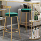 White and Black Glam StyleTable in Faux Marble and Iron Milk Tea Shop Bar Table Clearhalo 'Bar Furniture' 'Bar Tables' 'bar_tables' 'furn' 'furn_bar_tables' 'Furniture' 'furniture_bar_tables' 'Kitchen & Dining Furniture' 4537528